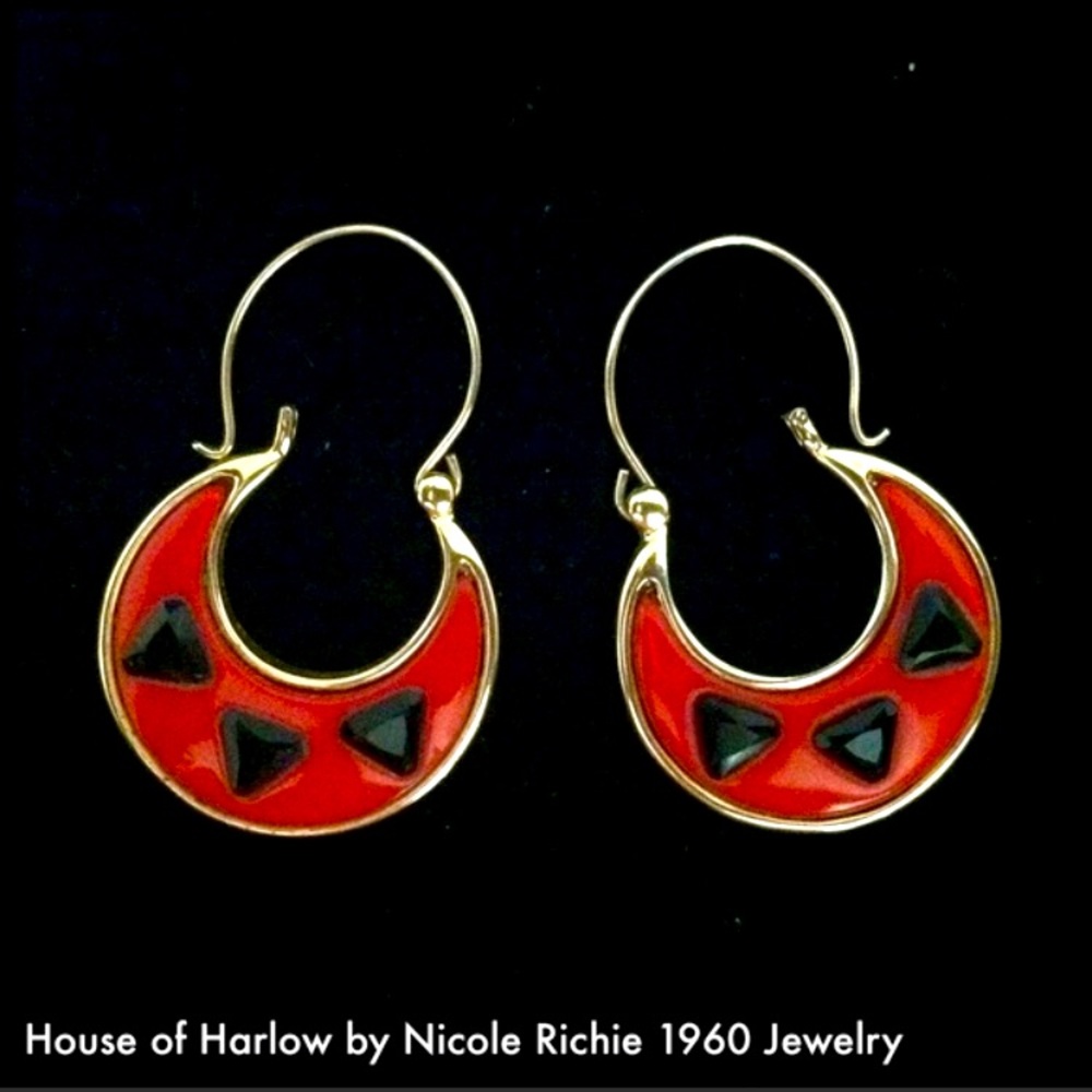 House of Harlow earrings.